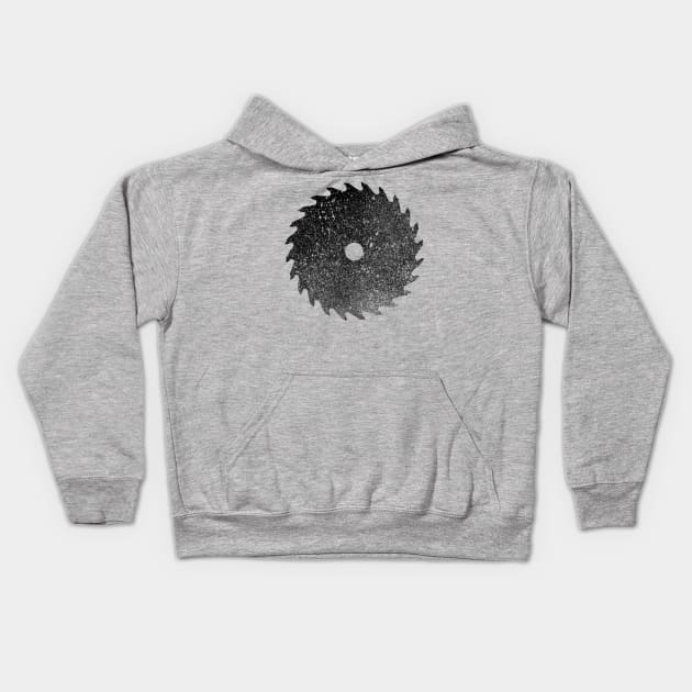 Circular Saw Kids Hoodie by OsFrontis